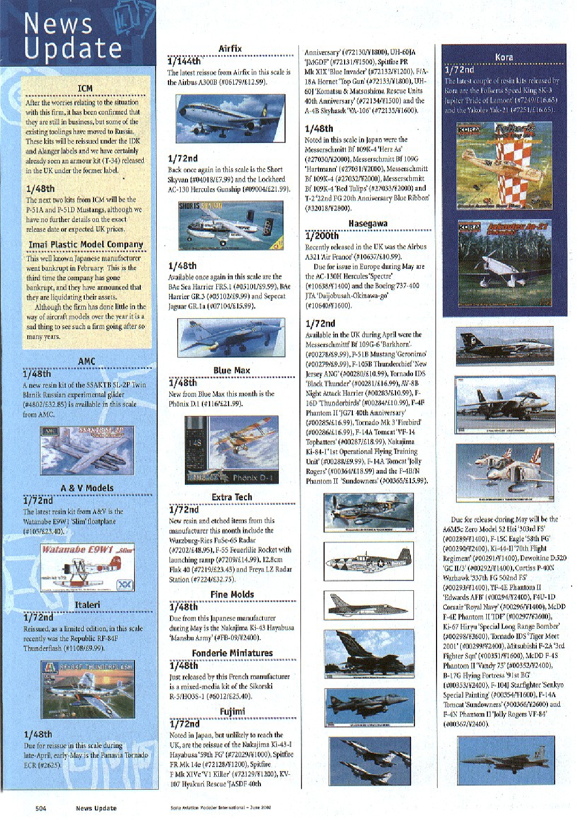 Scale Aviation Modeller International 2002-06